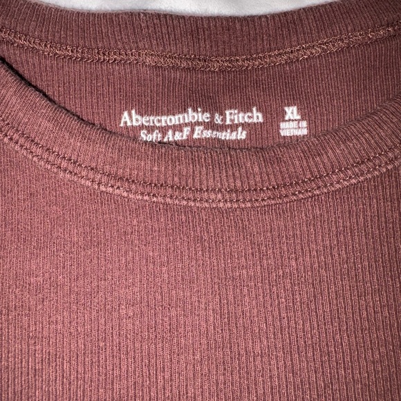 Abercrombie Essential Ribbed Baby Tee Size XL - Picture 2 of 2